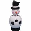 Bobbo Snowman Wooden Birdhouse 2 Bobbo Snowman Wooden Birdhouse