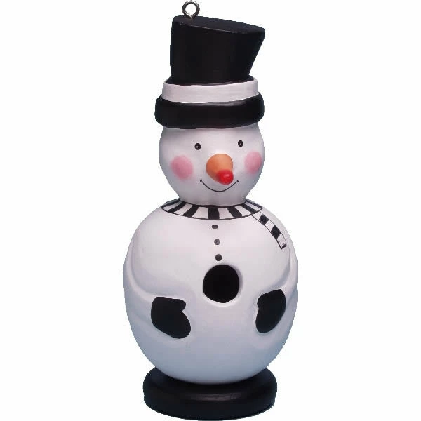 Bobbo Snowman Wooden Birdhouse 3 Bobbo Snowman Wooden Birdhouse