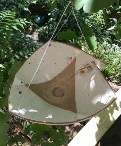 Anthony Stoneware Stoneware Hanging Bird Bath 10