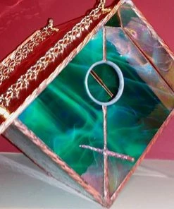 Black Hills Glass Works Unique Birdhouses Copper-Stained Glass Birdhouse 15 Black Hills Glass Works Unique Birdhouses Copper-Stained Glass Birdhouse